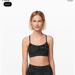 BRAND NEW - LULU FLOW Y BRA NULU IN BLACK CAMO